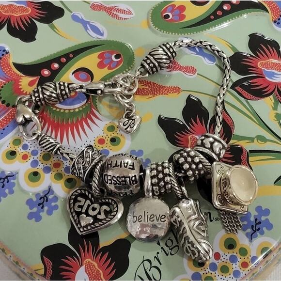 Brighton Charm bracelet graduation 2015 running shoe believe cross blessed‎ - Picture 2 of 7